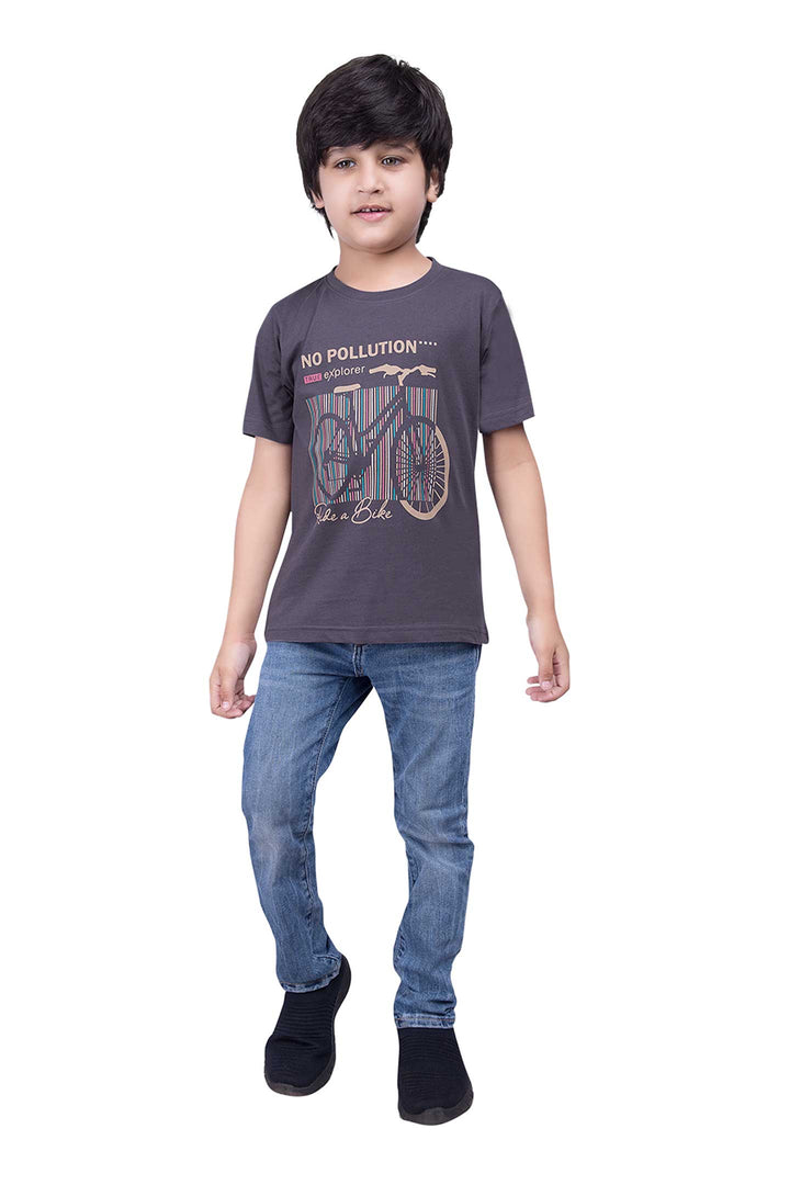 Junior Round Neck Half Sleeve T-shirt - Hero