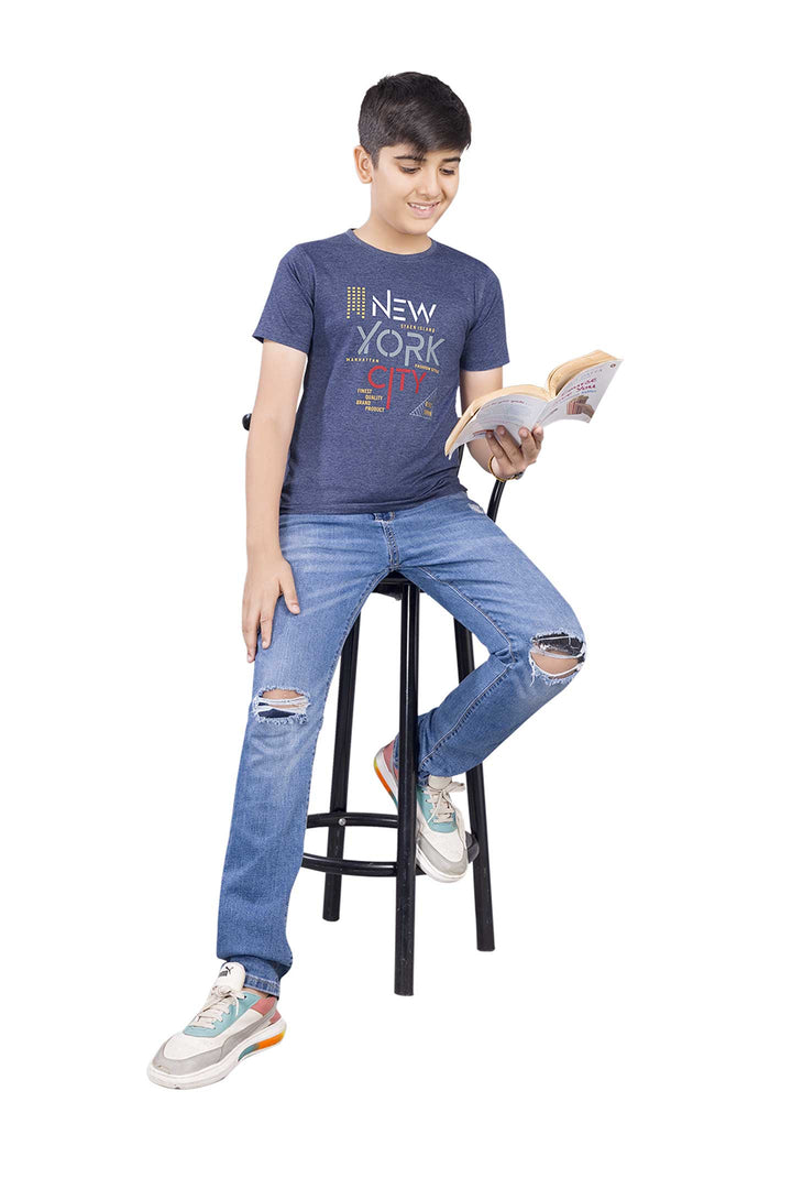 Junior Round Neck Half Sleeve T-shirt - Seltos
