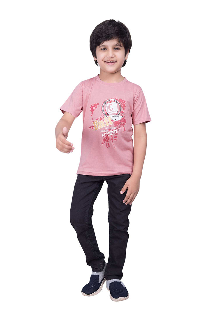 Junior Round Neck Half Sleeve T-shirt - Hero