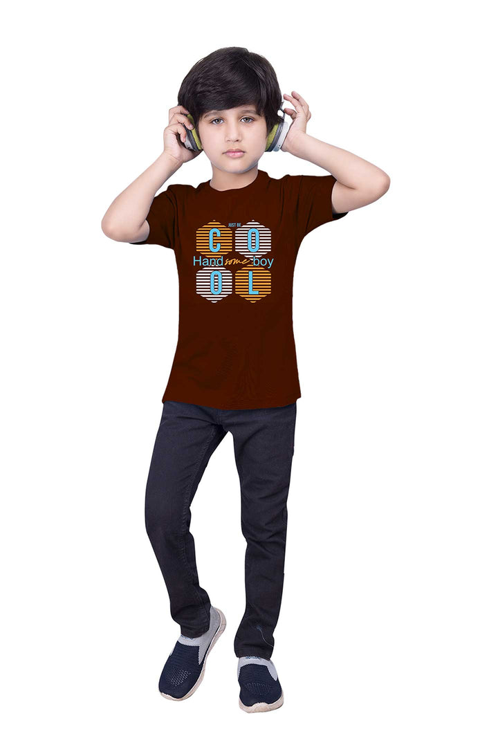 Junior Round Neck Half Sleeve T-shirt - Hero