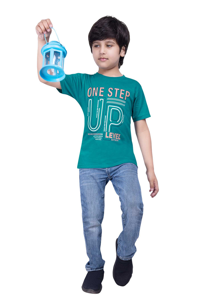 Junior Round Neck Half Sleeve T-shirt - Hero