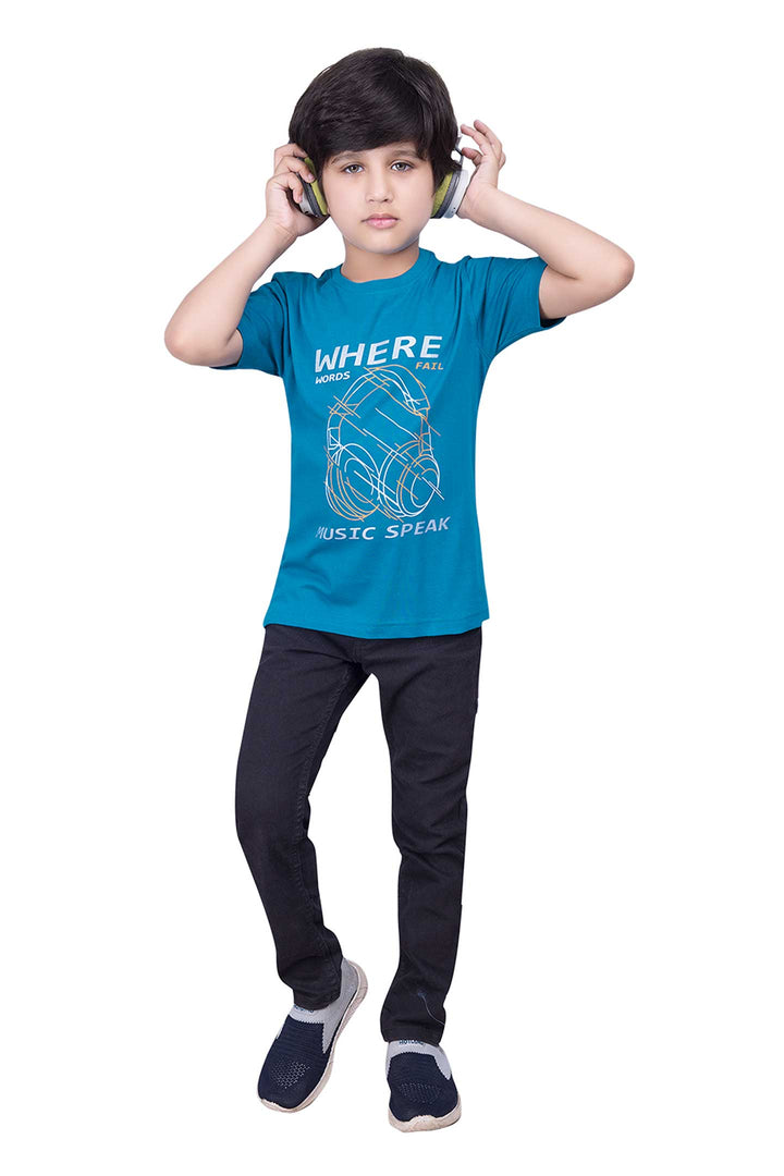 Junior Round Neck Half Sleeve T-shirt - Hero