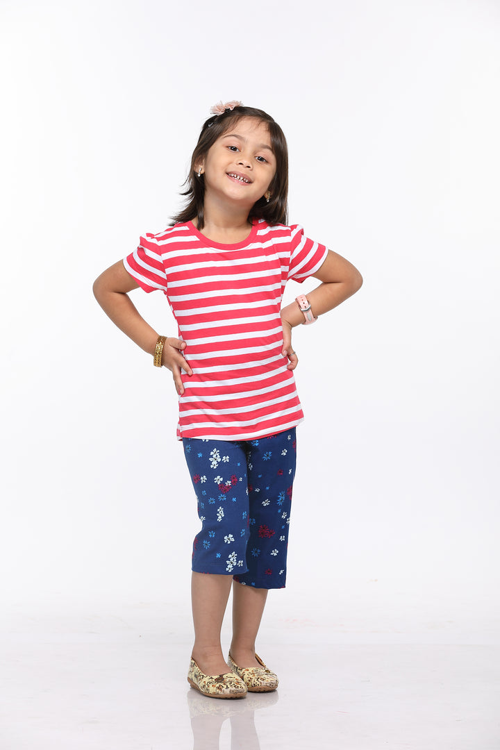 Selvas Girls Aop 3/4 Pant - Lilly