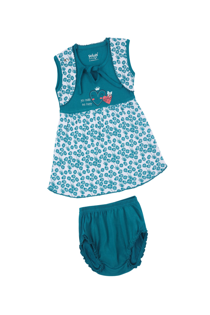 Selvas Infant Girls set top skirt with brief - 5025
