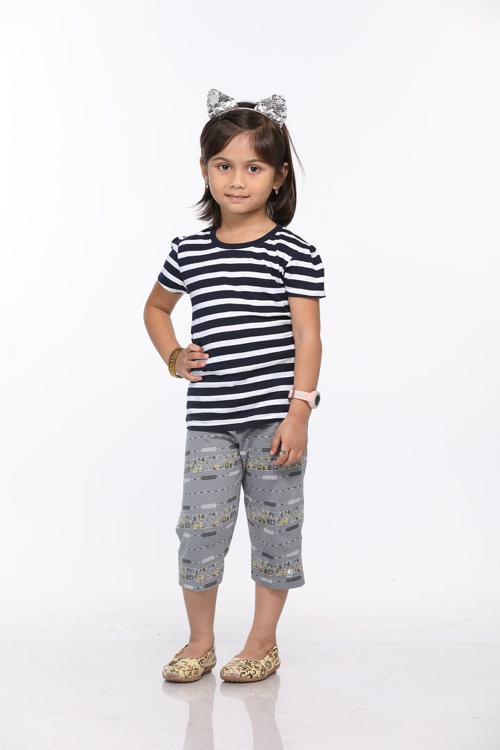 Selvas Girls Aop 3/4 Pant - Lilly