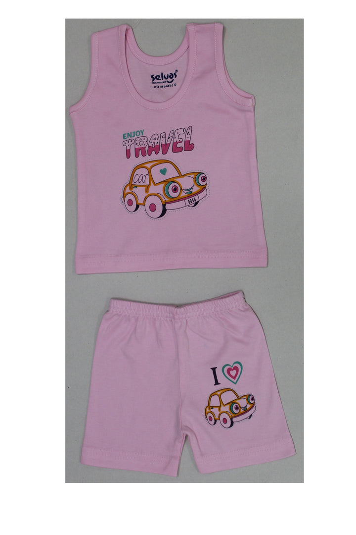 Selvas Infants Unisex Sleeveless top with shorts - 121