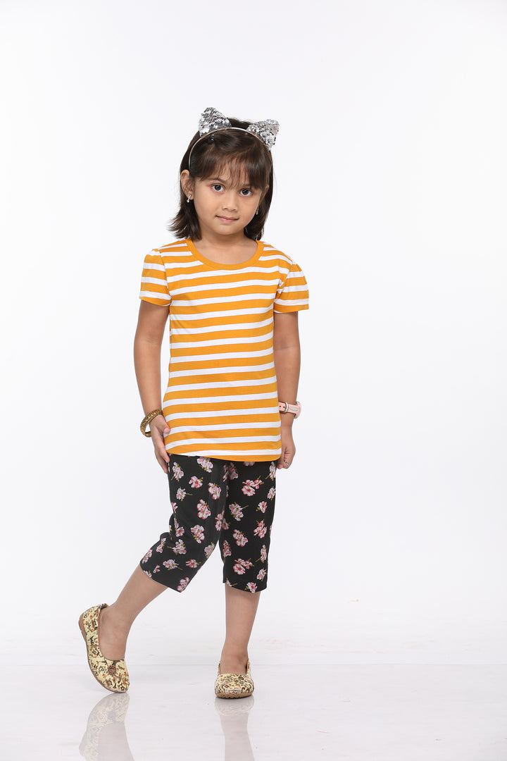 Selvas Girls Aop 3/4 Pant - Lilly