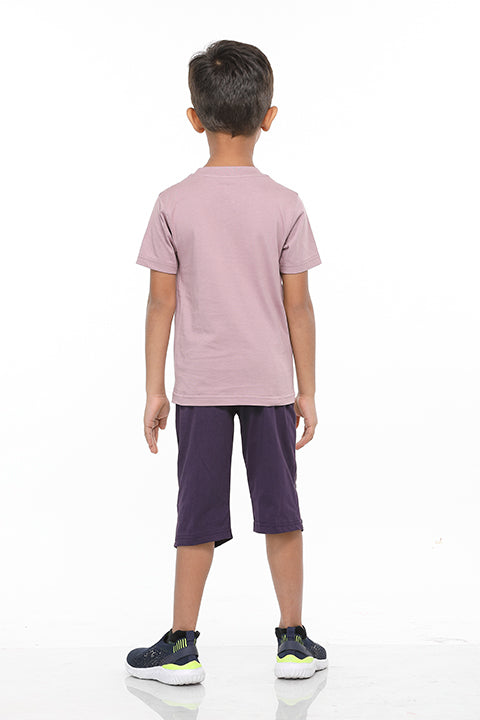 Selvas Boys Round Neck Tees With 3/4 Pant - Beema
