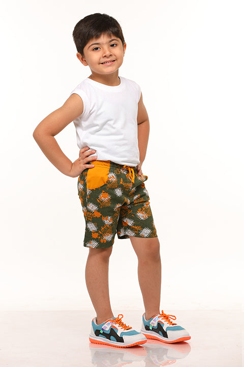Selvas Boys Aop Shorts - Jumanji