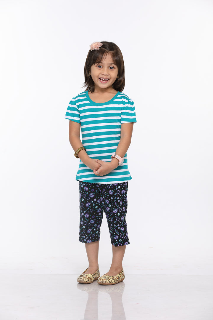 Selvas Girls Aop 3/4 Pant - Lilly