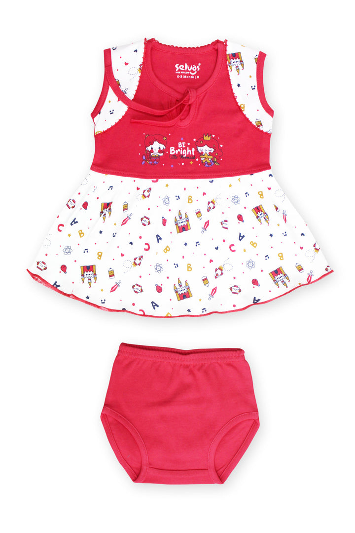 Selvas Infant Girls set top skirt with brief - 173