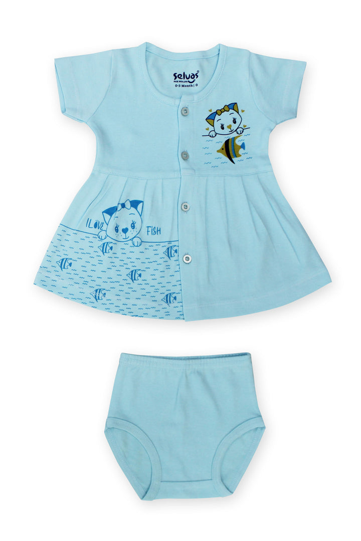 Selvas Infant Girls set top skirt with brief - 127