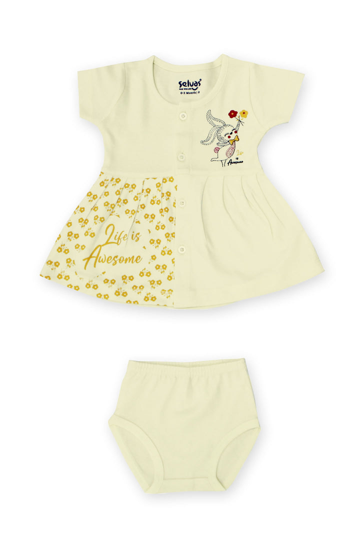 Selvas Infant Girls set top skirt with brief - 127