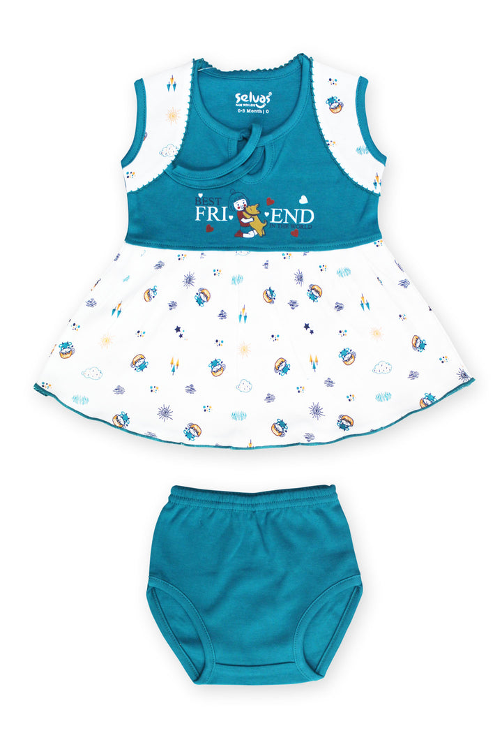 Selvas Infant Girls set top skirt with brief - 173