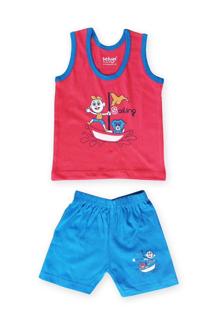 Selvas Infants Unisex Half Sleeve Top With Shorts 8032