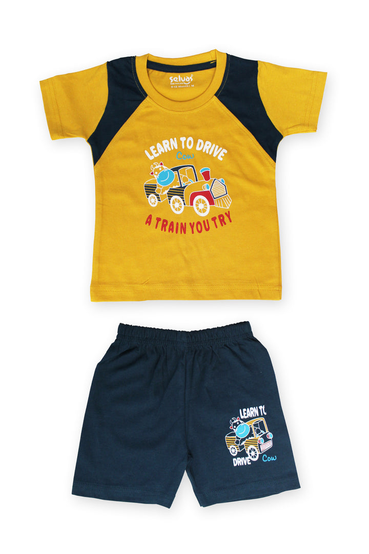 Selvas Infants Unisex Halfsleeve Top With Shorts 8002