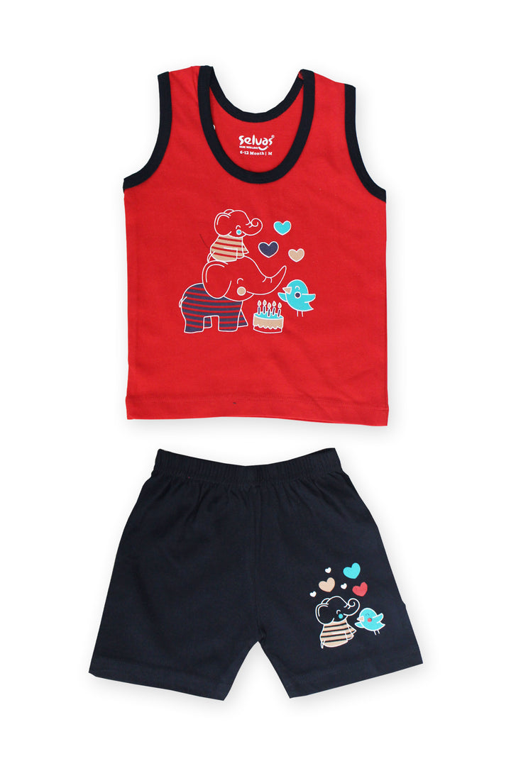 Selvas Infants Unisex Half Sleeve Top With Shorts 8032