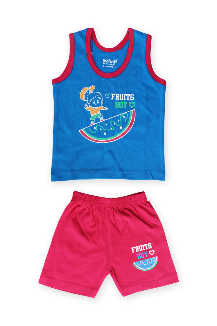 Selvas Infants Unisex Half Sleeve Top With Shorts 8032