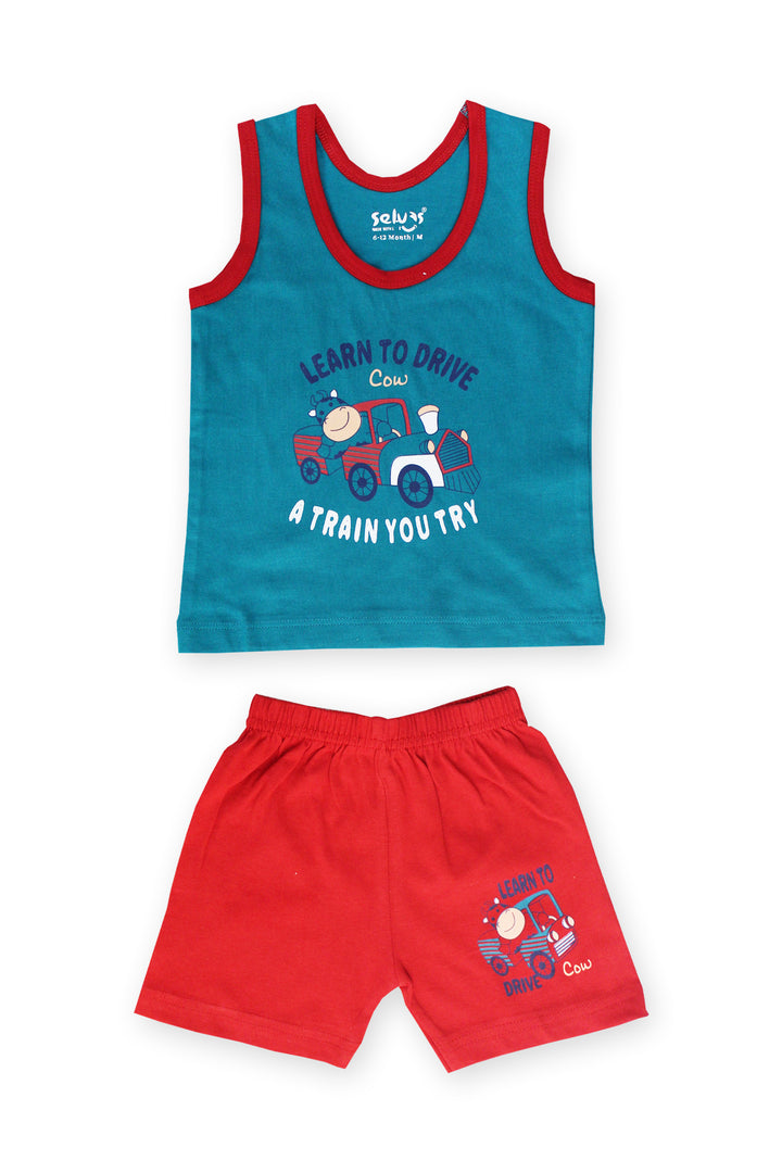 Selvas Infants Unisex Half Sleeve Top With Shorts 8032