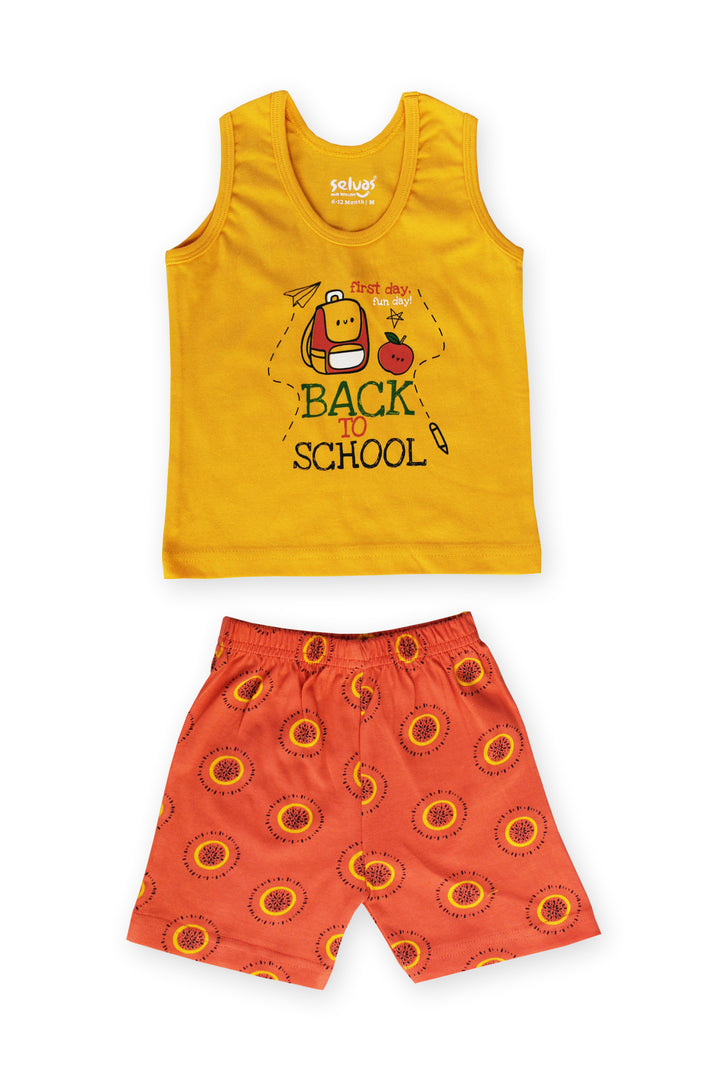 Selvas Infants Unisex Half Sleeve Top With Shorts 8031