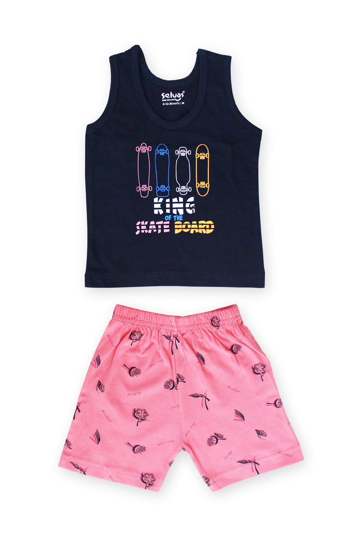 Selvas Infants Unisex Half Sleeve Top With Shorts 8031