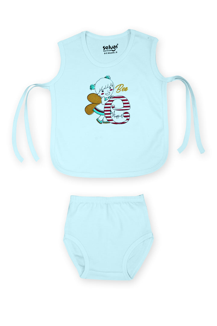 Selvas Infants Unisex top strap knot with brief 403c