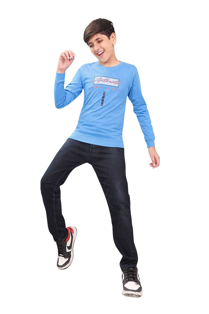 Junior Round Neck Full Sleeve T-shirt - Rocker