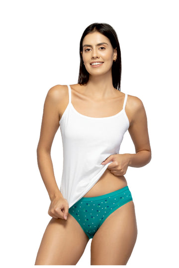 Selvas Women Panties Print Outer Elastic