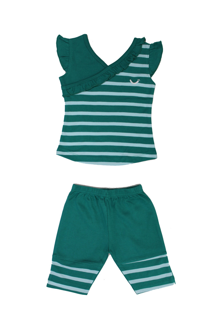 Selvas Infant Girls set top skirt with 3/4 - 5048