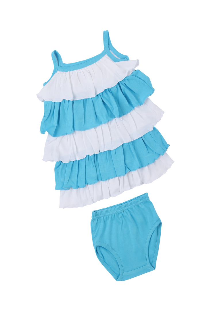 Selvas Infant Girls set top skirt with brief - 5028