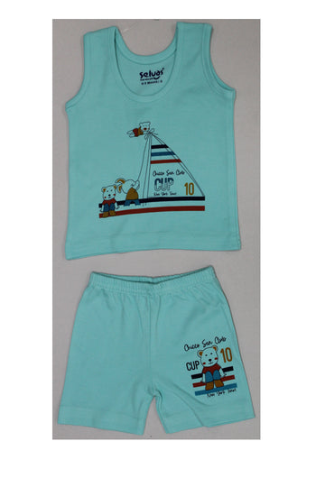 Selvas Infants Unisex Sleeveless top with shorts - 121