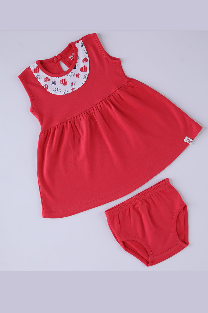 Selvas Infant Girls set top skirt with brief - 5032