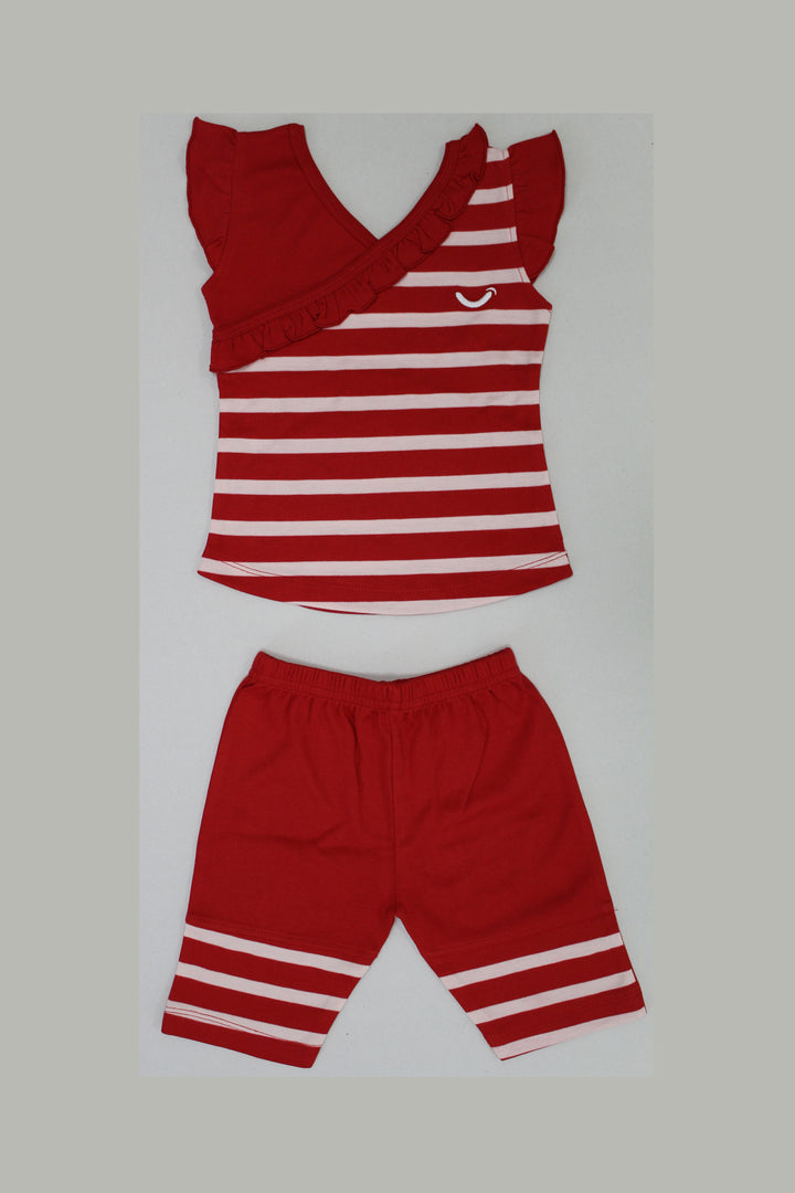 Selvas Infant Girls set top skirt with 3/4 - 5048
