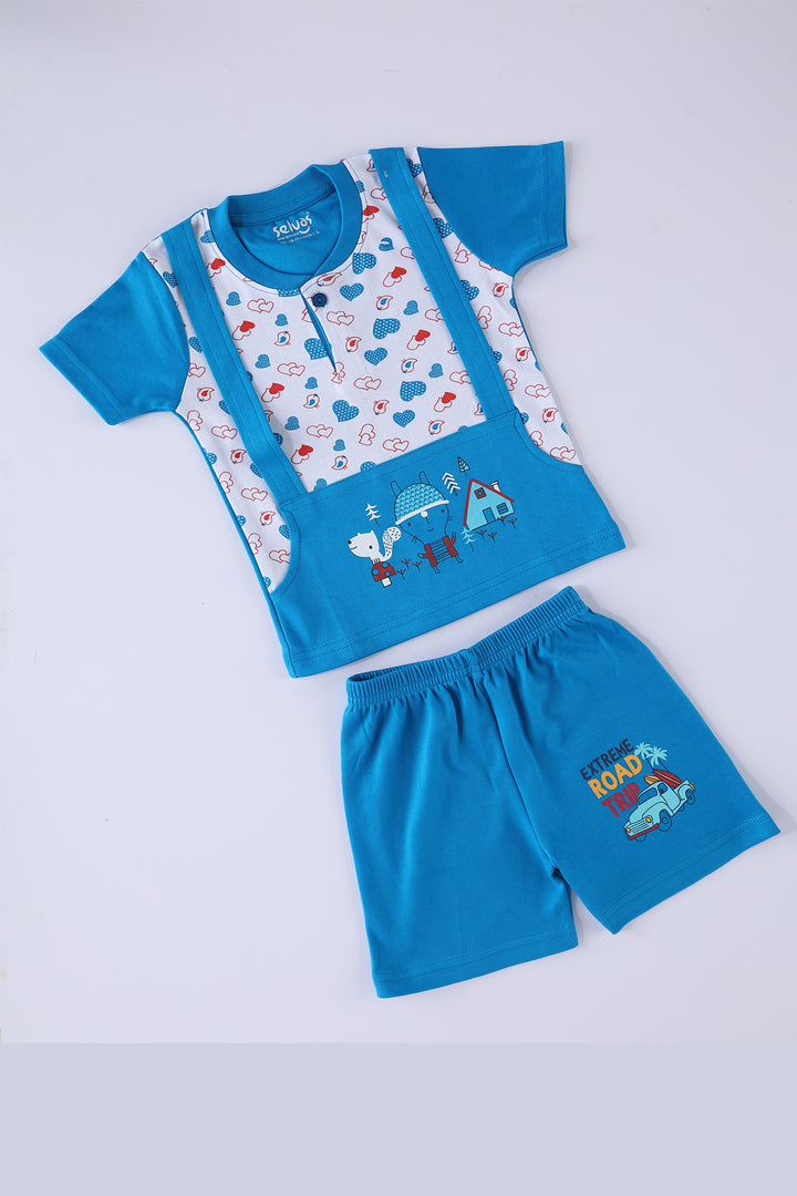 Selvas Infants Unisex Half Sleeve Top With Shorts 8025