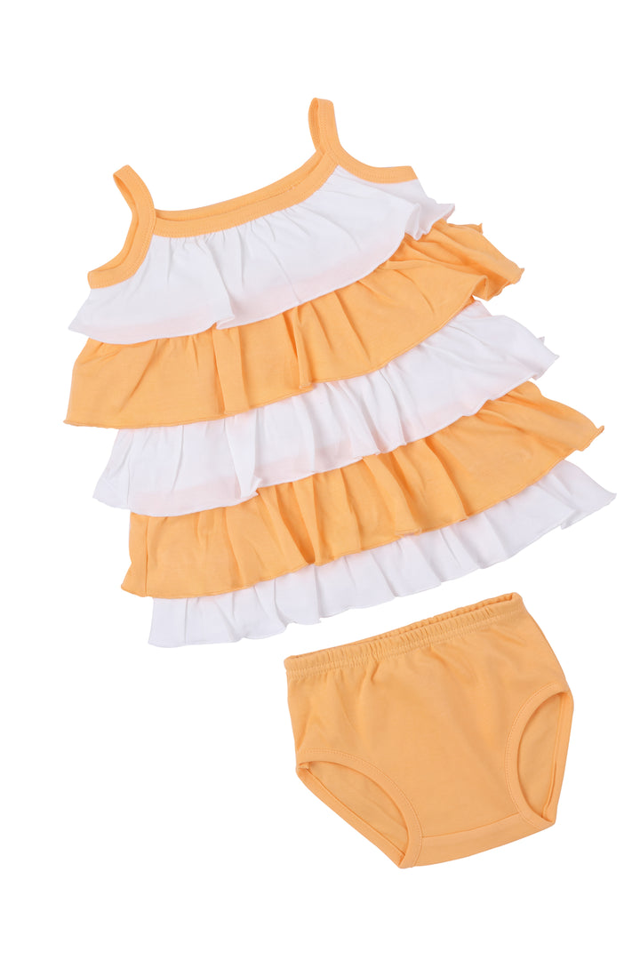 Selvas Infant Girls set top skirt with brief - 5028