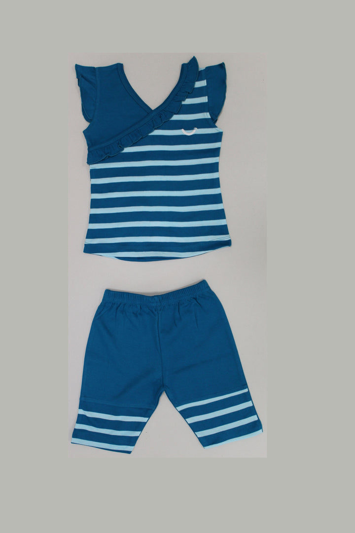 Selvas Infant Girls set top skirt with 3/4 - 5048