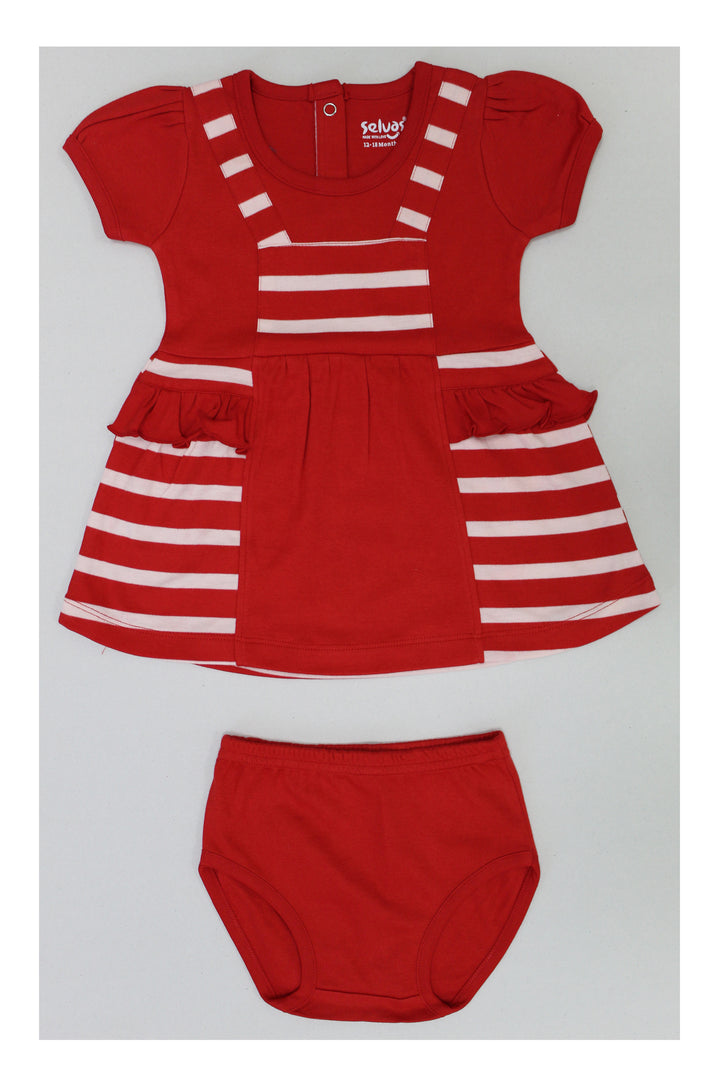Selvas Infant Girls set top skirt with brief - 5049
