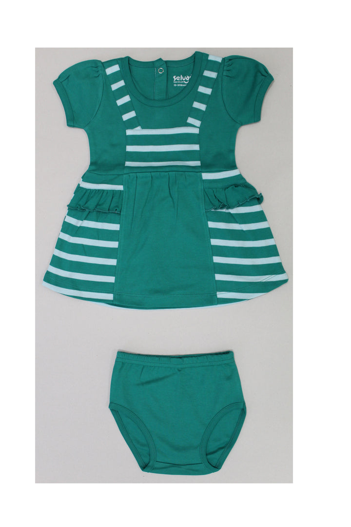 Selvas Infant Girls set top skirt with brief - 5049