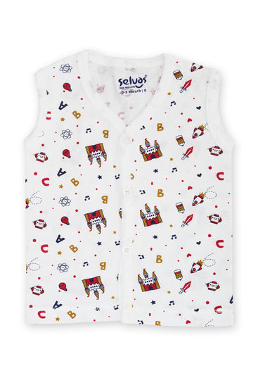 New Born Top- Unisex Front Open Sleeveless - 221