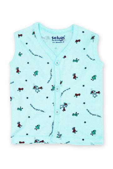 New Born Top- Unisex Front Open Sleeveless - 222