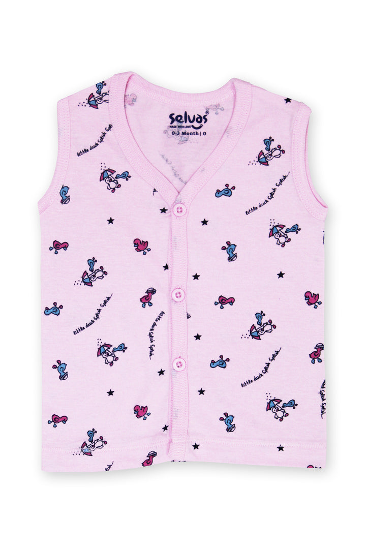 New Born Top- Unisex Front Open Sleeveless - 222