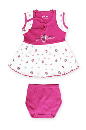 Selvas Infant Girls set top skirt with brief - 173