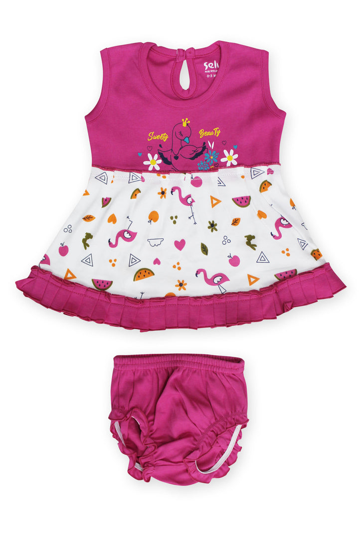 Selvas Infant Girls set top skirt with brief - 668