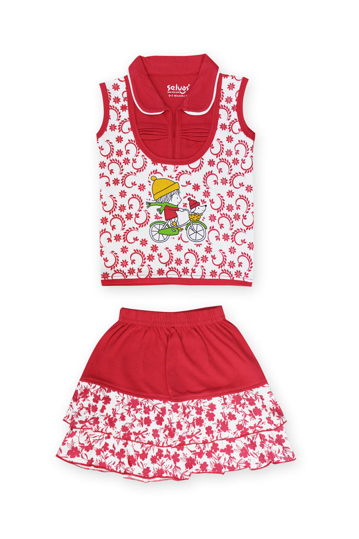 Selvas Infant Girls set top with skirt - 175
