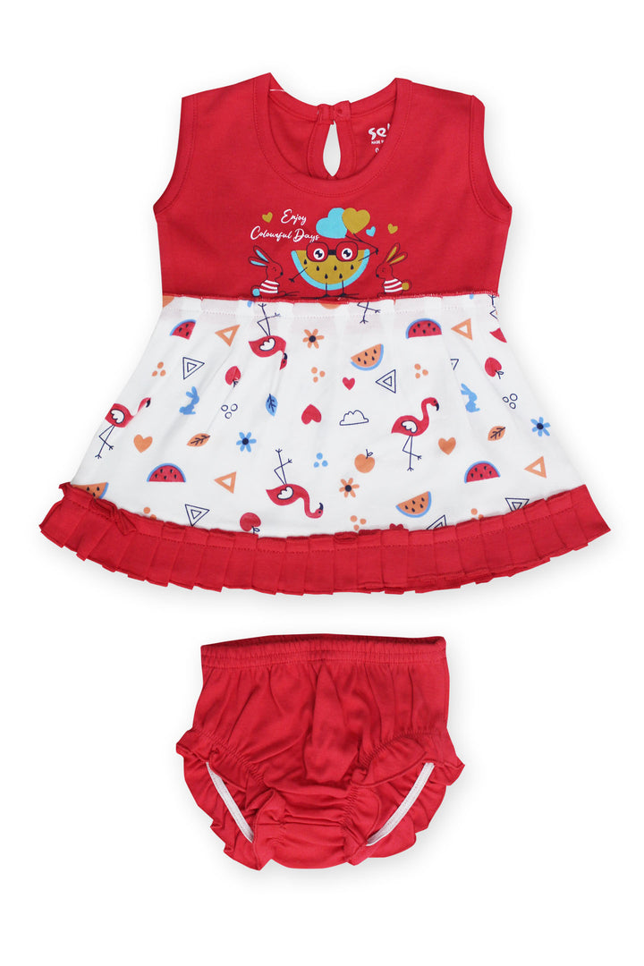 Selvas Infant Girls set top skirt with brief - 668