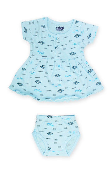 Selvas Infant Girls set top skirt with brief 193