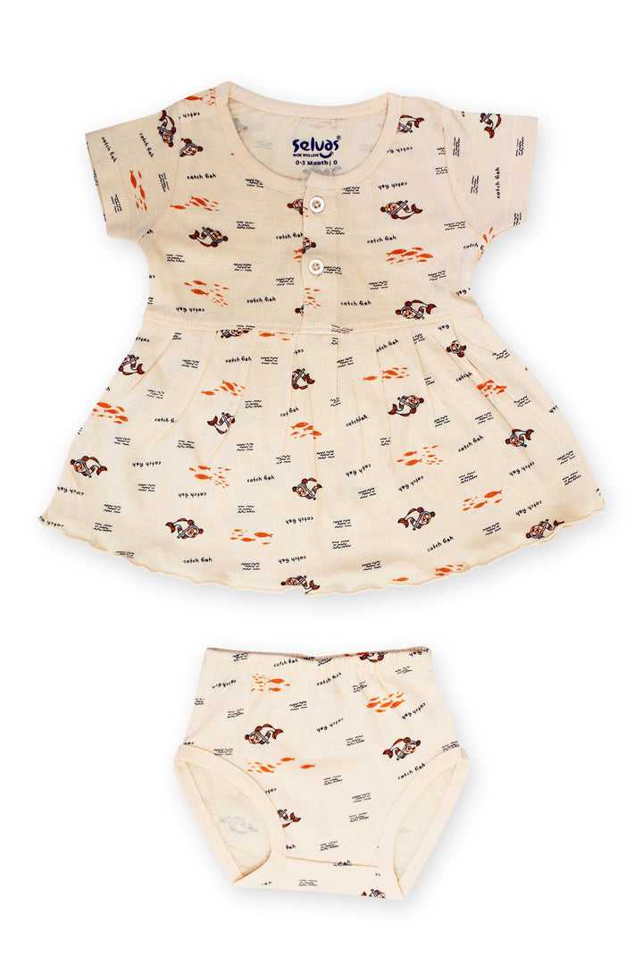 Selvas Infant Girls set top skirt with brief 193
