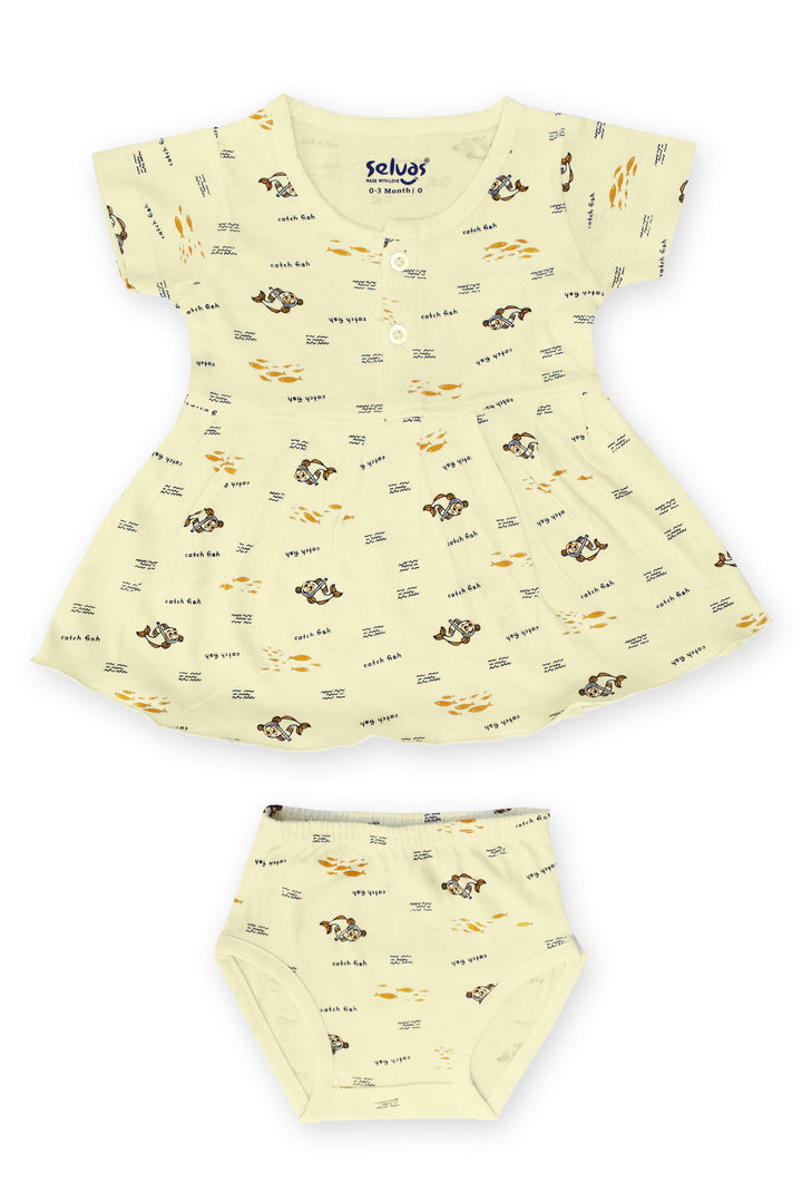 Selvas Infant Girls set top skirt with brief 193