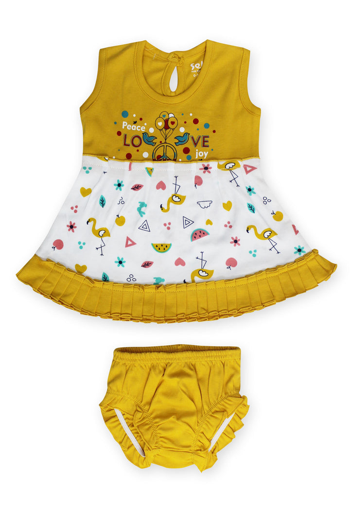 Selvas Infant Girls set top skirt with brief - 668