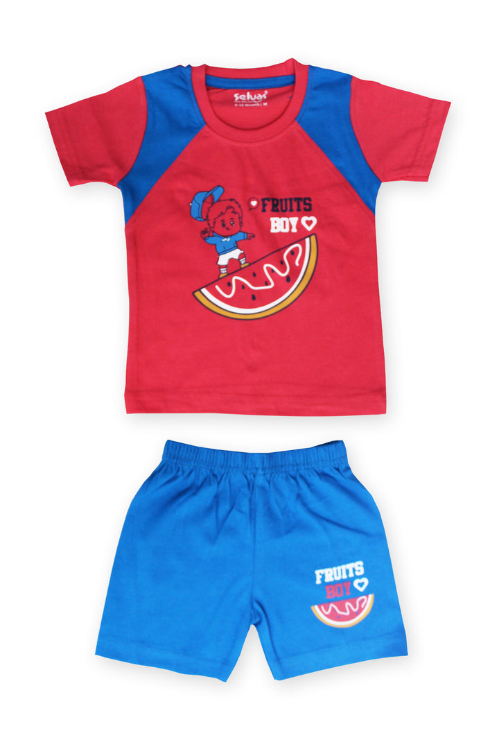 Selvas Infants Unisex Halfsleeve Top With Shorts 8002